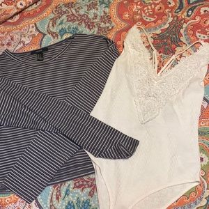FOREVER21: 2 SHIRT DEAL SIZE MEDIUM